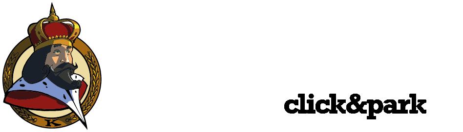 Logo Kingparking bianco